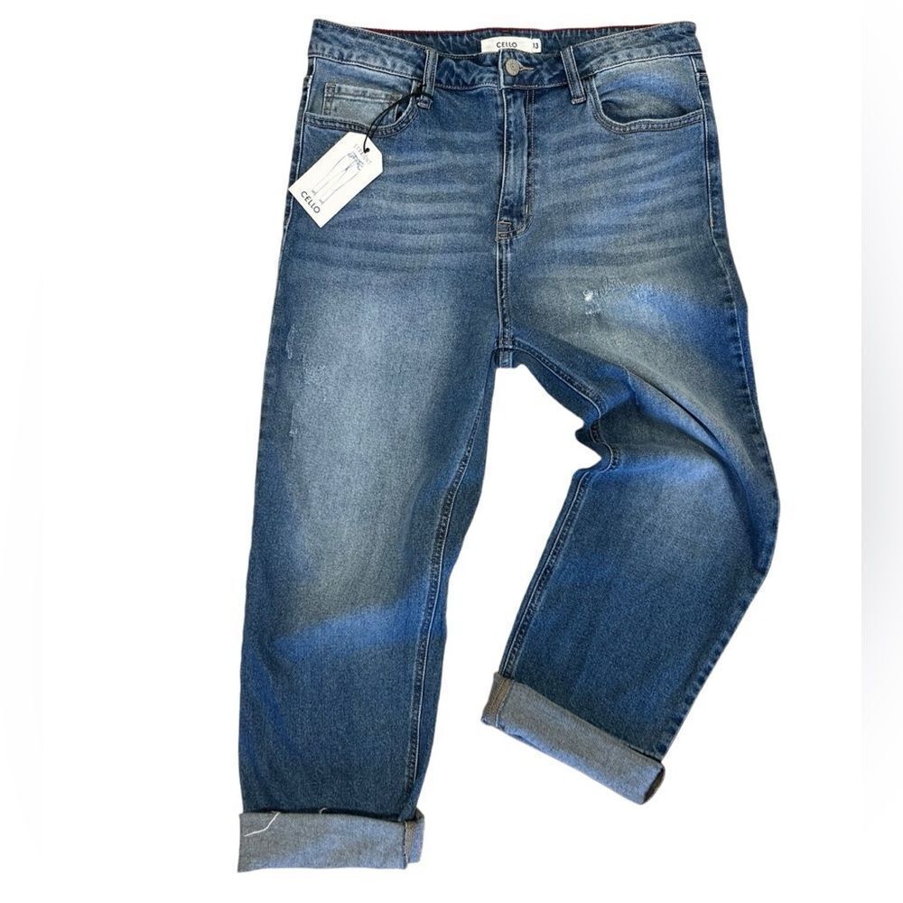 Cello high waist rolled bottom jeans size 13